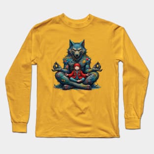 Wolf Meditation Long Sleeve T-Shirt